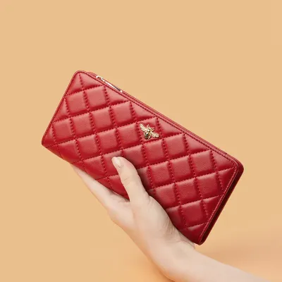 FLAIR FLAP RED PURSE 